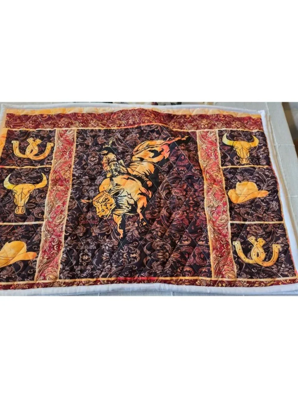 Western style King size pillow shams